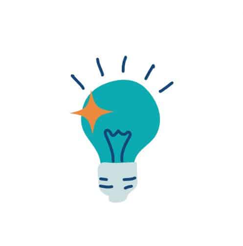 lightbulb idea icon